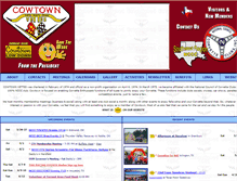 Tablet Screenshot of cowtownvettes.org